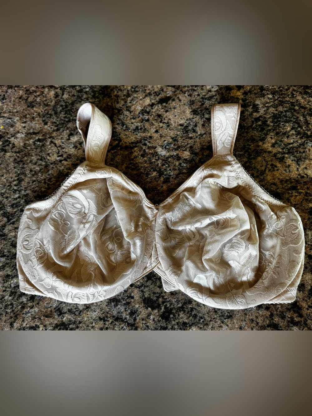 Wacoal Awareness Underwire Bra 34G Nude Floral Lace Full Figure 85567 Support